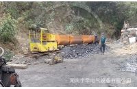 新疆2.5噸防爆湘潭電機(jī)車海外煤礦工作視頻